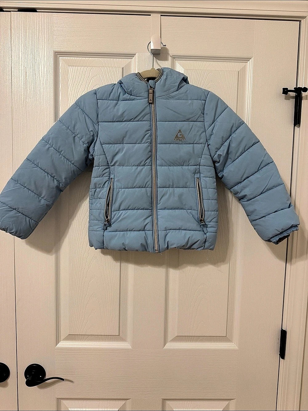 Gerry Kids' Jersey Lined Jacket Girls Blue Puffer Jacket Size 6